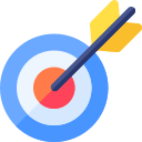 Dart and arrow hitting bullseye target.